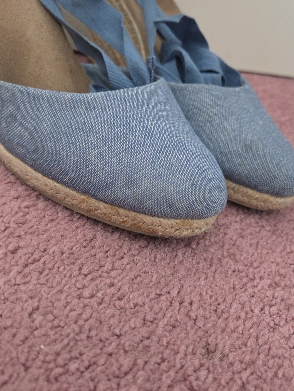 Old Navy Blue Tie Espadrilles - Picture 7 of 7